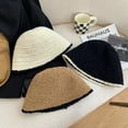 thumbnail image 4 of COCOpeaunt Fashion Thick Knitted Hat Womens Warm Woolen Fisherman Hat Hip-Hop Skullies Cap Costume Accessory Gifts Winter Bonnet Femala, 4 of 6