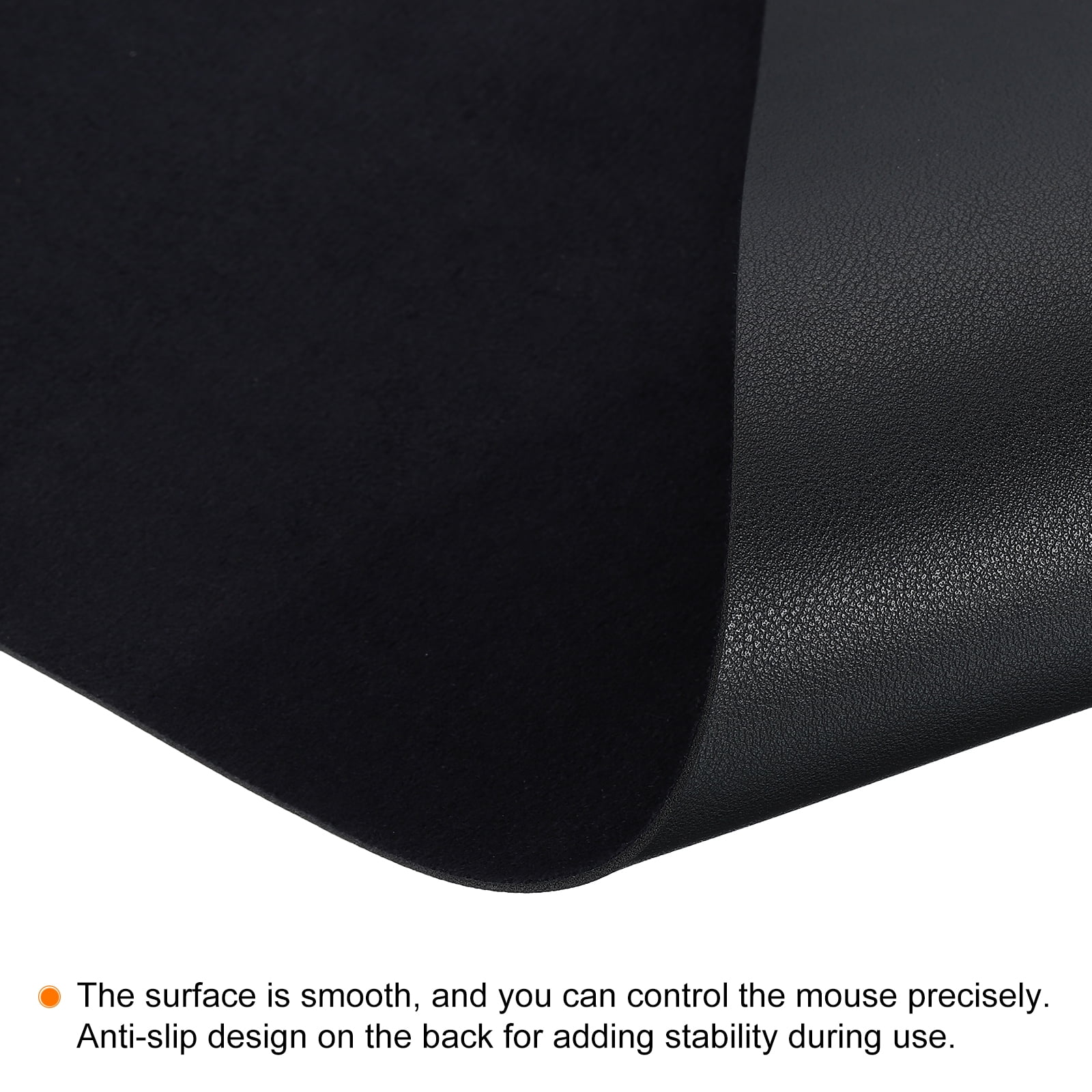 Unique Bargains Desk Mat Protector Non-Slip Mouse Pad for Office Home Black 40x60