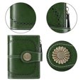 thumbnail image 3 of Monedero de cuero para mujer Monedero pequeño compacto con bloqueo RFID para tarjetas de crédito con bolsillo con cremallera MFZFUKR BST3005534-3, 3 of 5