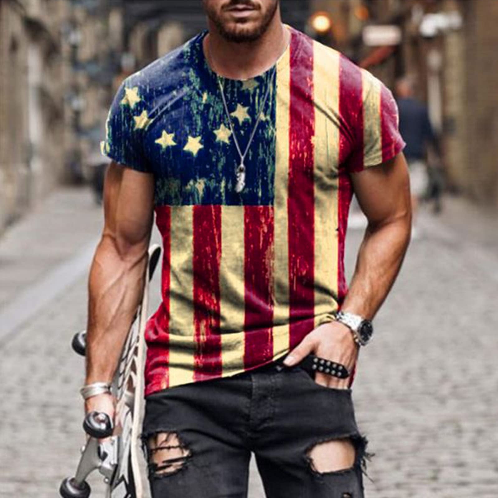 mens shirts patriotic