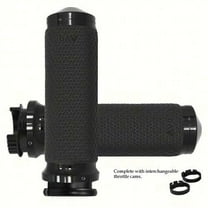 Avon Memory Foam Anodized Black Grips (MT-MF-63A-ANO)