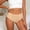 Beige, variant on Womens Underwear High Waisted Soft Tummy Control Bikini Briefs Comfortable High Cut Stretch Lightweight No Show Cheeky Briefs Beige L