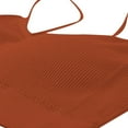 thumbnail image 6 of Soft Sports Bras for Women Convertible Bra Feature V-Neck Sport Bra Style W-1047 Brown M, 6 of 6