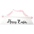 thumbnail image 4 of Happy Easter Home Decorations SET–(1) Door Wall Hanging Canvas Banner, (1) Window Gel Clings, 4 of 5