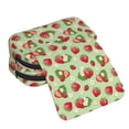 thumbnail image 4 of Disketp Strawberry Floral Estuche de Lápices de Doble Capa con Tapa Abatible y Cremallera, Organizador Escolar para Adolescentes y Adultos, 4 of 7