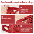 Versatile Ruler 3D Carpenter Square Aluminum Woodworking Square 22.5-90 Degree ...
