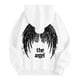 thumbnail image 3 of MHFRRA Sudadera con Capucha Informal con Estampado de Ángel de Invierno, Forrada, Cálida, Suave y Cómoda, para Uso Diario Blanco, 3 of 3
