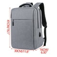 thumbnail image 3 of HBBKVI 16" Travel Laptop Backpack,Anti Theft Slim Durable Bookbag,Business Backpacks for Men Women,Water Resistant Carry on School Backpack Fits 13-16 Inch Laptop and Notebook, 3 of 6