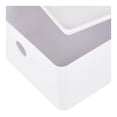 thumbnail image 2 of Caja Multiusos Mainstays Plástico con Tapa 4 Litros Blanco, 2 of 2