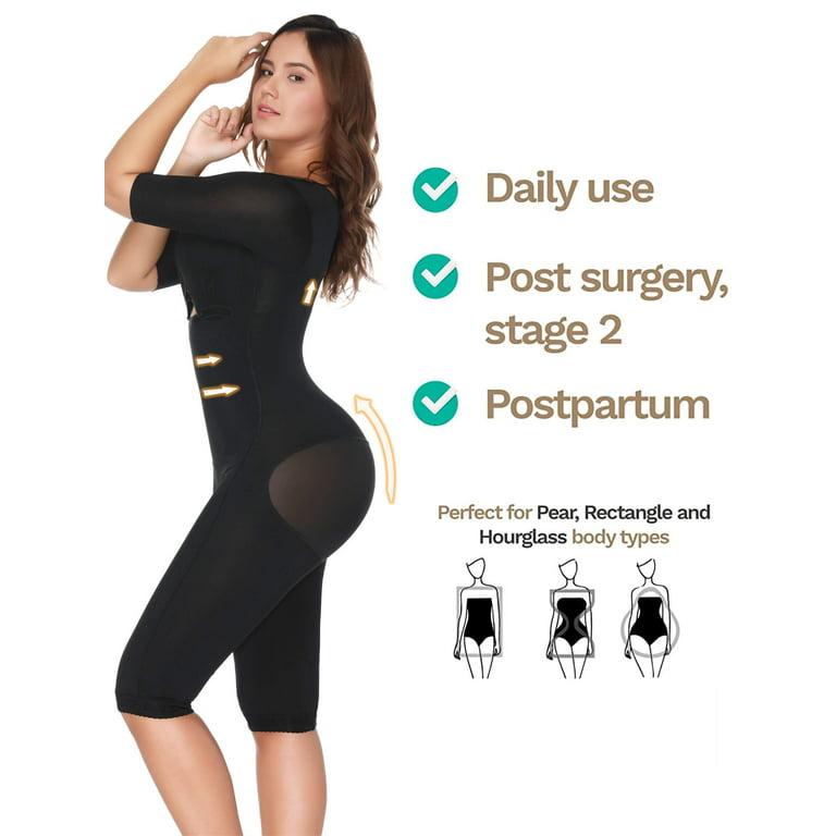 VASLANDA Fajas Colombianas Reductoras y Moldeadoras Postparto Full Body  Shaper for Women BBL Post Surgery Compression Garments After Liposuction