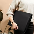 thumbnail image 2 of Leatherology Black Onyx Leatherolgy Zippered Document Holder with Interior Pocket for Tablet, 2 of 8