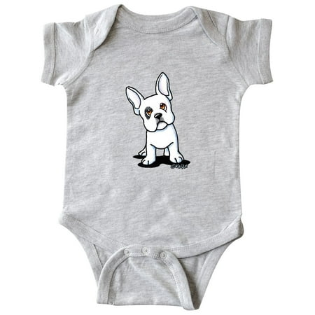 

Inktastic Black Eye White Frenchie Gift Baby Boy or Baby Girl Bodysuit