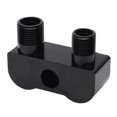 thumbnail image 3 of Kit de Raccord de Compresseur AC, Billette Alliage d'Aluminium Noir Adaptateur de Compresseur de Climatiseur à Haut Rendement Angle de Rotation de 90 pour LSX LS1, 3 of 7