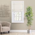 thumbnail image 3 of Camalay Harmony Light Filtering Adhesive Fastener Cascade Roman Shade 31 x 64 in Natural, 3 of 6