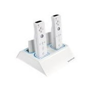 dreamGEAR WII QUAD DOCK - Charging stand - white - for NINTENDO Wii Remote