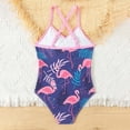 thumbnail image 5 of HCNTES Period Swimwear - One Piece Bathing Suit Menstrual Leakproof Swimsuit for Teen Girls(Pink,7-8 Years), 5 of 7