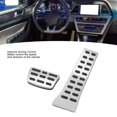 thumbnail image 4 of Car Pedal Pad Cover,Gas Brake Accelerator Pedal Cover Stainless Steel Anti Slip Foot Pedal Pads Replacement For Manual Transmission  Accelerator Pedal Cover, 4 of 8