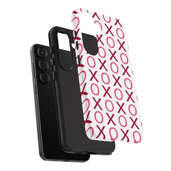 For Samsung Galaxy S21 Ultra, Dual-Layer, Valentine XO Print, USA