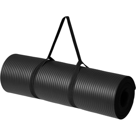 Basics 1/2-Inch Extra Thick Exercise Yoga Mat