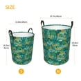 thumbnail image 5 of Balery Jungle Leopard Round Laundry Basket with Handles Waterproof Freestanding Laundry Hamper for Clothes Toys in the Dorm and Family-Medium, 5 of 8