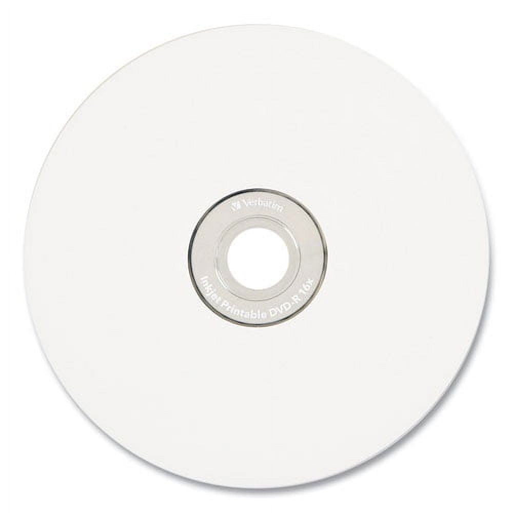Dvd-R Recordable Disc, 4.7 Gb, 16x, Spindle, White, 50/pack | Bundle of 5 Packs