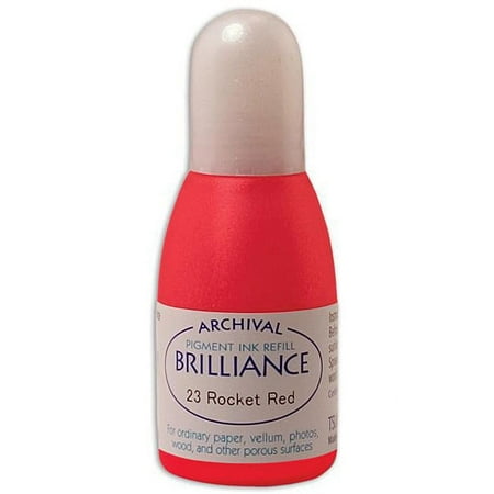Tsukineko Brilliance Rocket Red Ink Refill