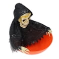 thumbnail image 2 of Plato De Fruta De Mano De Fantasma, Caja De Dulces De Ojos Brillantes De Juguetes De Calavera De Fantasma De Miedo Para Fiesta Mgaxyff Electric Candy Box Toy, 2 of 8