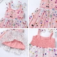 thumbnail image 4 of FYMNSI 2-3T Girls Clothes Summer Sleeveless Tutu Princess Dress Birthday Bowknot Tulle Sundress, 4 of 6