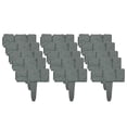 thumbnail image 2 of Landscape Edging Imitation Stone Garden Fence Plastic Garden Edging Border Landscape Decor Interlocking Decorative Panels Flower Bed Path Lawn Outdoor Picket Yard Grass Edge, 2 of 9