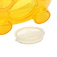 thumbnail image 5 of 2 PCS Transparent Plastic Piggy Bank for Kids, Money Box Pig Coin Bank for Girls & Boys, Cartoon Design Money Saving Decoration Cute Childlike for The Holidays Birthday Kindergarten Gifts, Yellow, 5 of 6