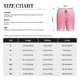 thumbnail image 5 of Wukai Sparkly Pink Glitter Men’s Short Pajama Pants With Pockets Soft Sleep Pj Shorts for Men-3X-Large, 5 of 6