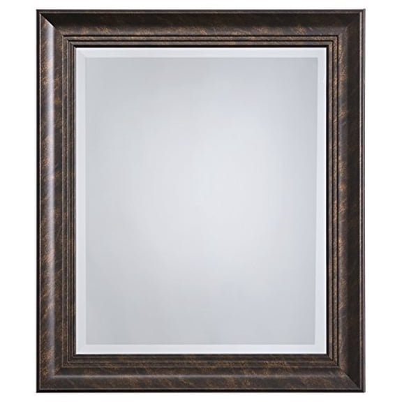 Yosemite Home Dcor Bronze Framed Accent Mirror - Antique Brown - 1.81" D x 23" W x 27" H