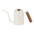 thumbnail image 3 of Verter sobre el hervidor de café Hervidor de goteo estrecho Hervidor de goteo de precisión Cafetera para acampar Hervidor de té grande de 600 ml Beige Macarena Tetera de goteo de café, 3 of 8