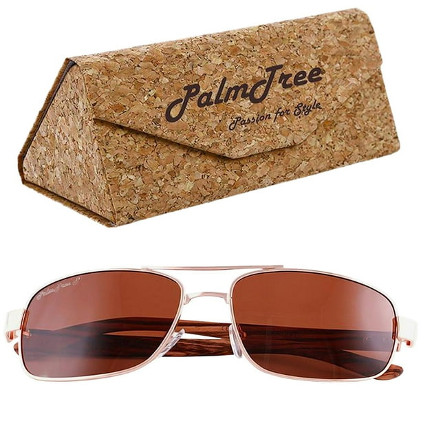 Gafas para Sol Intense Polarized Intense Polarized Brown Polarizado+UV400 Metal Madera de Cebra