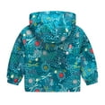 thumbnail image 4 of EnJoCho Toddler Baby Spring Jacket Girls Boys Cute Carton Windbreaker Coats Rain Jacket Hooded Zip Light Waterproo𝖿 Outerwear Coat Windbreaker Parka Jacket, 4 of 4