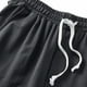 thumbnail image 4 of Pantalones largos para hombre, deportivos, informales, lisos, con cintura elástica y cordón ajustable, de pierna ancha, rectos y cilíndricos, de poliéster., 4 of 5