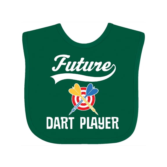 Inktastic Future Dart Player Boys or Girls Baby Bib