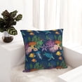thumbnail image 6 of Pofeuu Undersea Animals Print Double-sided plush pillowcase Square Throw Pillow Covers Pillows Cover for Living Room Bedroom Sofa Couch Cushion Cover（No pillow core）-22"x22", 6 of 7