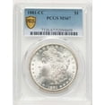 thumbnail image 1 of 1881-CC S$1 Morgan Silver Dollar Coin PCGS MS67 - HAT782991009, 1 of 1