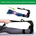 thumbnail image 6 of Orthomen Foot Stretcher Belt for Plantar Fasciitis and Yoga, Black,‎Unisex-Adult, 6 of 8