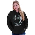 thumbnail image 4 of Dark Koko Ghost The Clown Glitch Graphic Pullover Hoodie Brisco Brands S, 4 of 6
