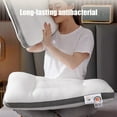 thumbnail image 4 of YOTQUSKI Flat Pillows for Sleeping,Thin Pillow,flat pillow,Thin Memory Foam Pillow for Sleeping,Soft,Contour Thin & Low Cervical Profile,for Neck Pain,Stomacher,Back and Side Sleeper, 4 of 8