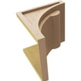 thumbnail image 6 of 12"W x 12"D x 12"H Wide Viola Rough Cedar Woodgrain TimberThane Corbel, Primed Tan, 6 of 6