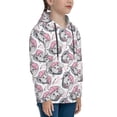 thumbnail image 3 of Picia Poodle Dog Pattern Youth Hoodie - Warm Pullover Sweatshirt with Kangaroo Pocket, Ideal for Boys and Girls-Large, 3 of 6