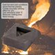 thumbnail image 3 of Triangular Graphite Ingot Mold Thermal Stability Multifunctional Graphite Crucible Mould for Casting 90g Gold 10g Silver, 3 of 4