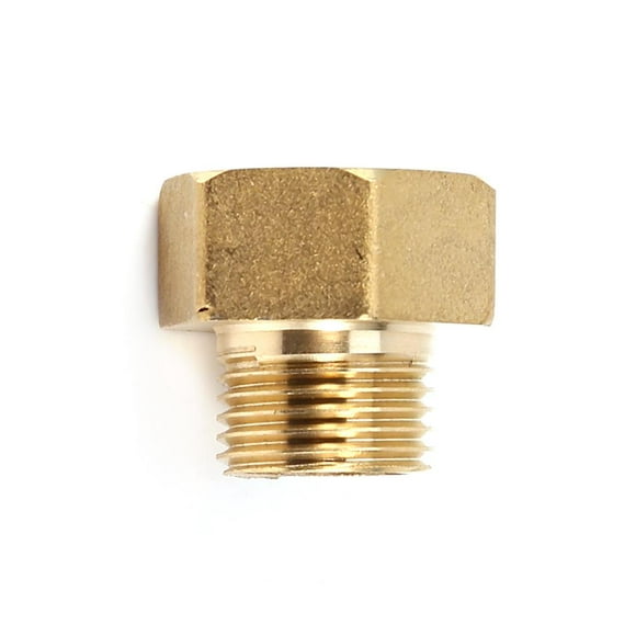 Garosa 1pc Brass Water Pipe Hex Bushing Reducer Adapter 1/2BSPT Male and 3/4BSPT Female Thread, Pipe Fitting, Brass Pipefitting