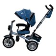 thumbnail image 3 of Triciclo Con Toldo Starkids Chopper Sk5688 Infantil Azul, 3 of 5