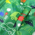 thumbnail image 5 of HAOTAGS Little Girls Hooded Jacket for Toddler Cartoon Outerwear Windbreaker Green Size 5-6 Years, 5 of 8