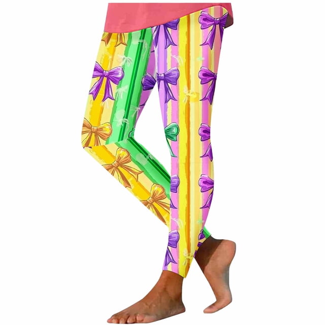 Pantalones de Yoga de Cintura Alta Corazón de las Mujeres Imprimido Pantalones de Yoga Largos con Tela Elástica, Correr Y Entrenamiento Medias para el Gimnasio, Pantalones Sueltos Casuales para el Us