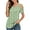 Brambling-green, variant on ANYJOIN Womens Summer T Shirts Strappy Short Sleeve Tunic Tops Strappy Cold Shoulder Blouse